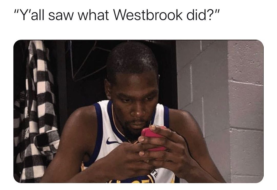 NBA一周国外梗图：你们都看到威少做了什么吗？—某小帅