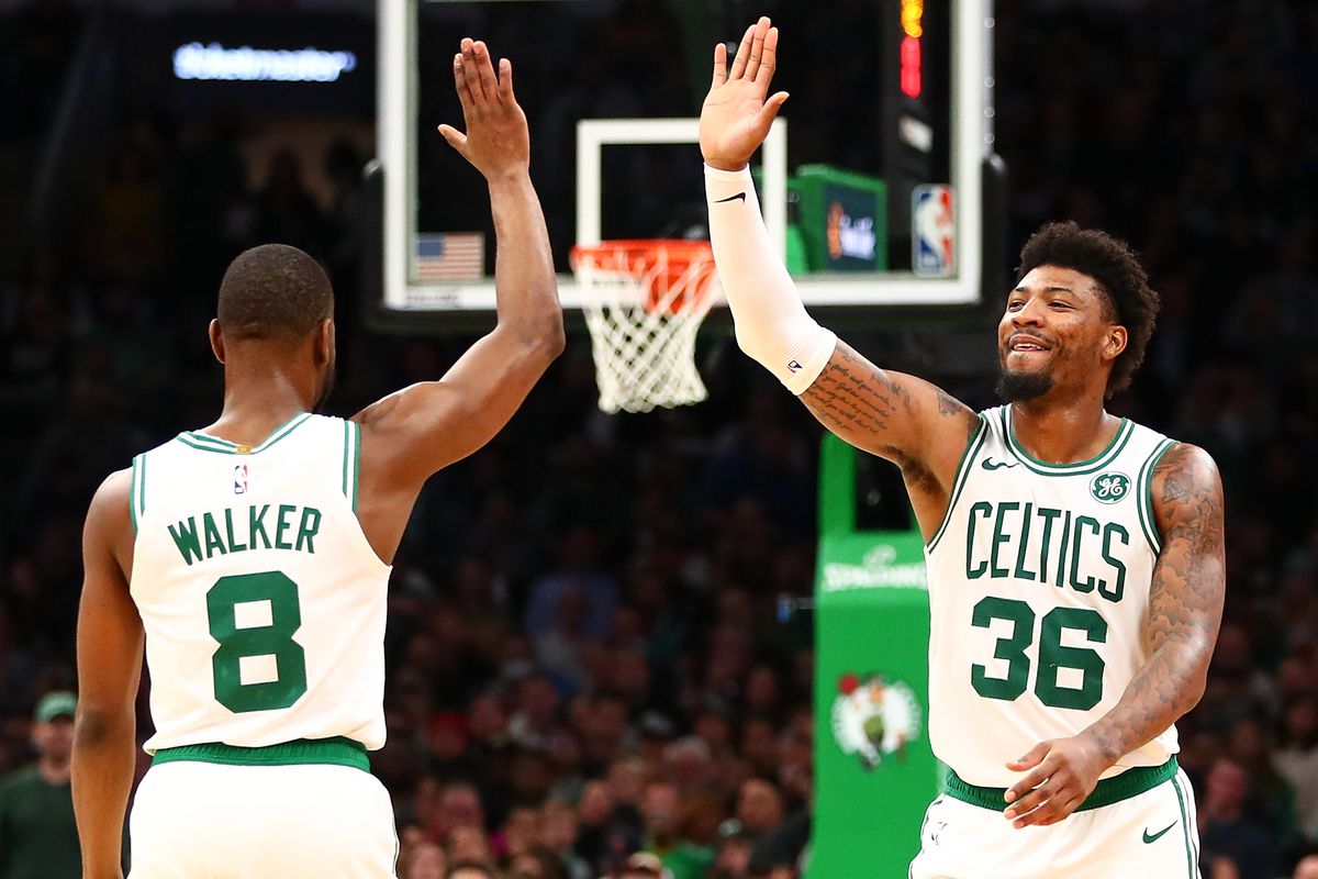 斯马特和沃克前三节21投3中，末节10投9中砍27分