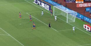 GIF：致命一击！陈蒲破门，永昌1-0黄海