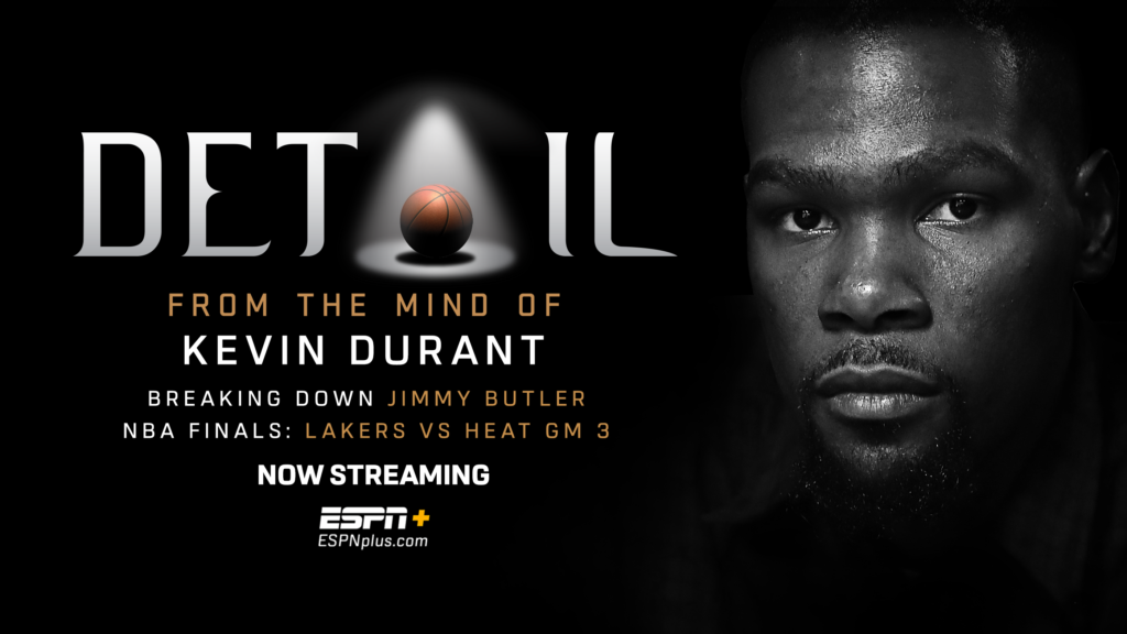 杜兰特将主持新一期的Detail，分析巴特勒总决赛G3的表现