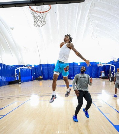 努力训练！莫兰特更新社交媒体：我只知道工作