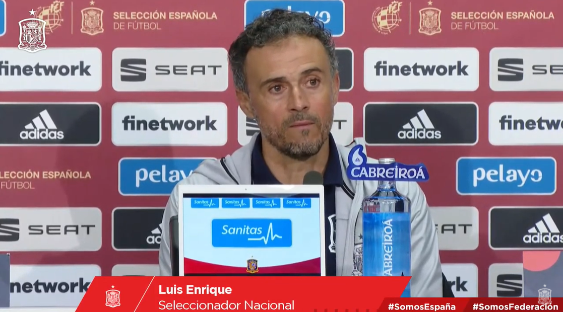 恩里克：我不介意西班牙国际排名第16然后赢得欧洲杯