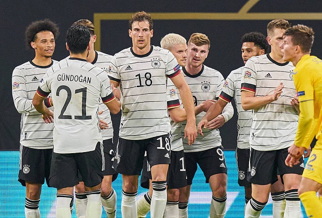 欧国联：维尔纳梅开二度萨内建功，德国3-1逆转乌克兰