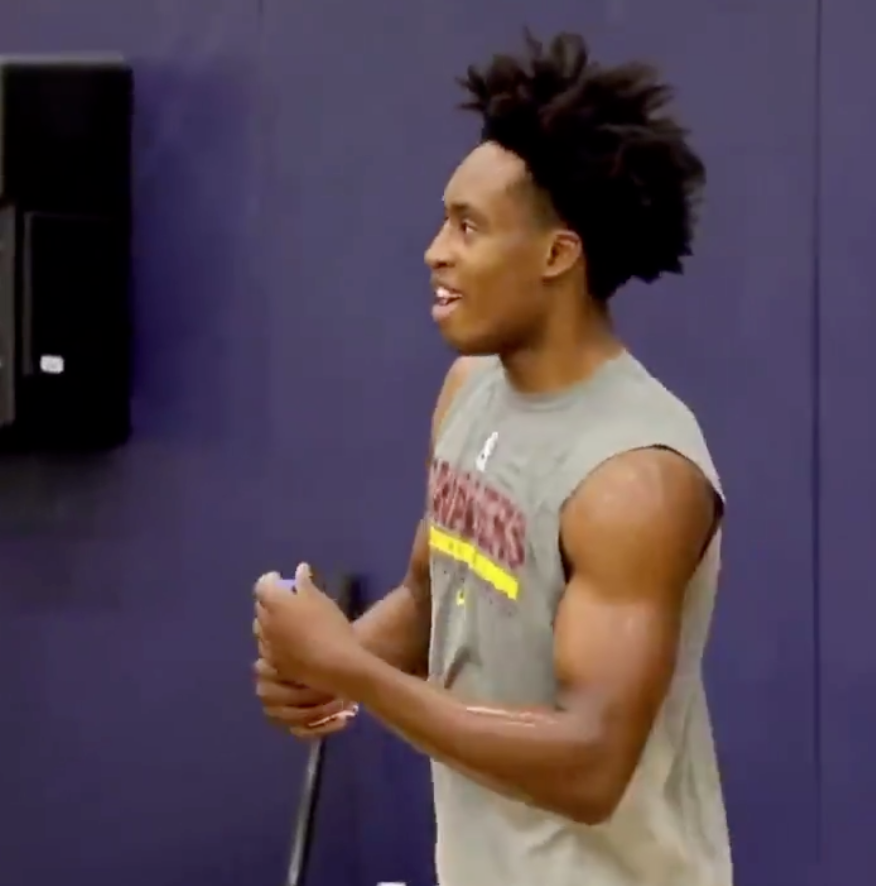 挥洒汗水！科林-塞克斯顿更新推特发布最新训练动态