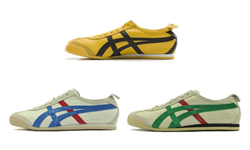 艾斯克斯 鬼冢虎板鞋 mexico 66李小龙 thl202-0490/th2j4l-0584